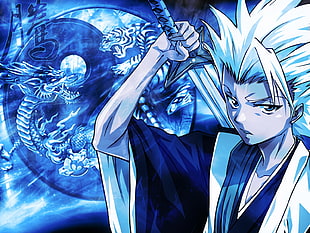 Bleach character illustration HD wallpaper