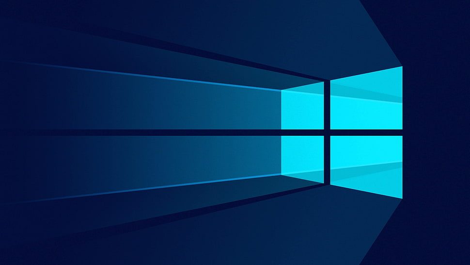 black and blue wooden table, Microsoft Windows, windows10 HD wallpaper