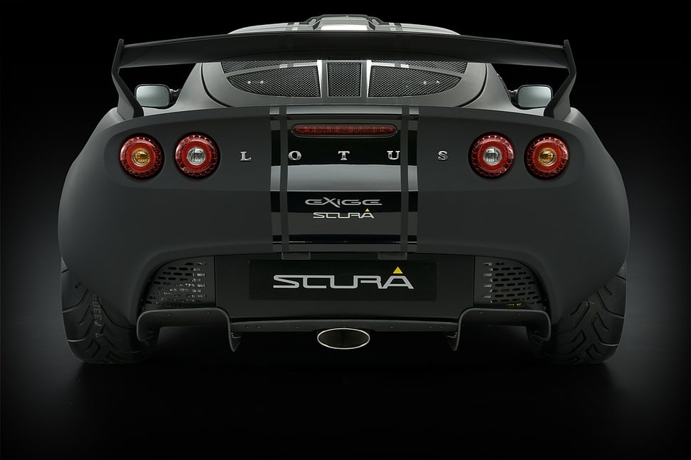 black Lotus Exige Scura, vehicle, car, Lotus, Lotus Exige HD wallpaper