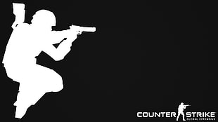 Counter Strike logo HD wallpaper