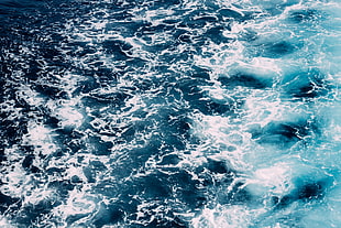 ocean wave, Waves, Sea, Foam HD wallpaper