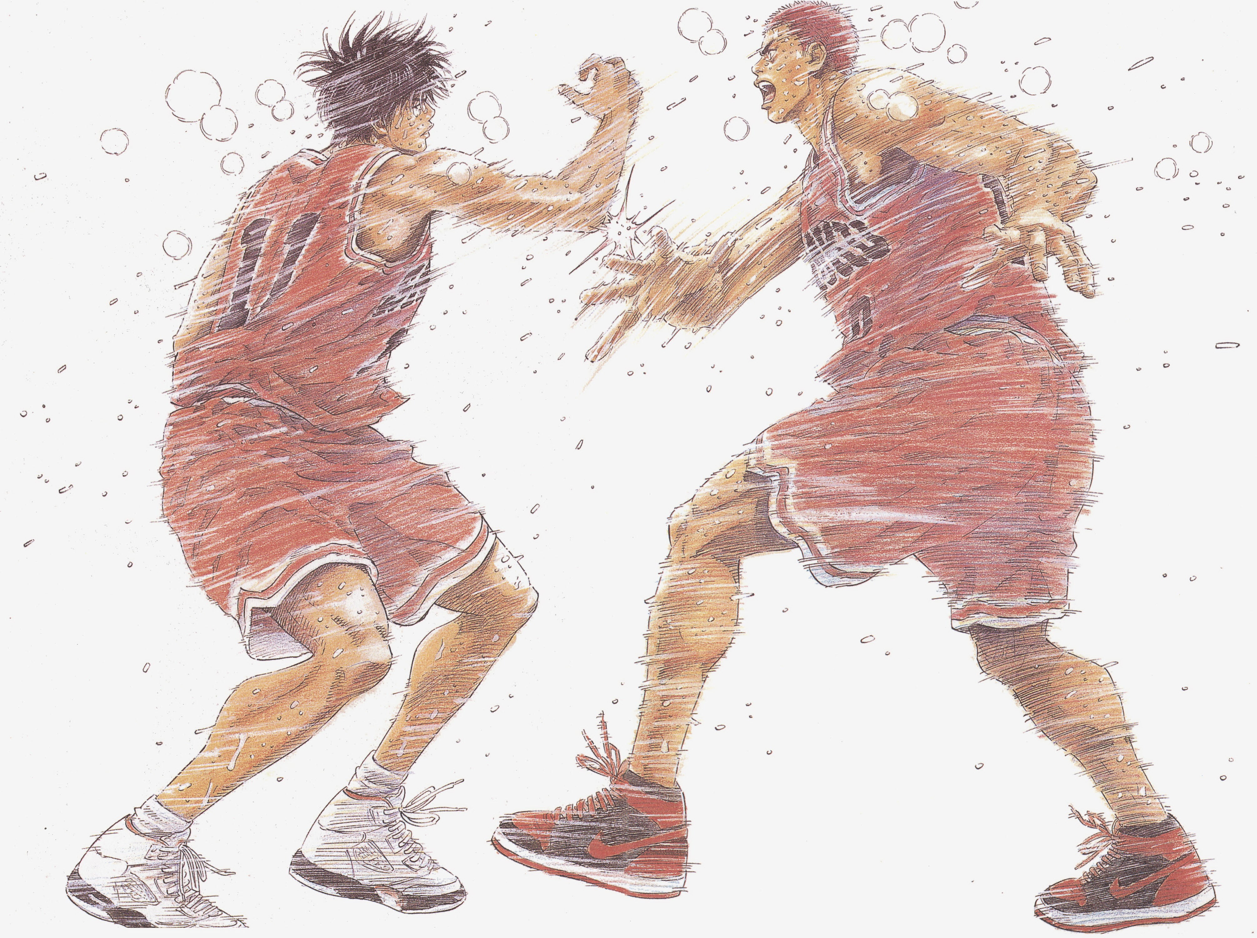 Slum Dunk Tv Show Still Screenshot Slum Dunk Basketball Slam Dunk Sakuragi Hanamichi Hd Wallpaper Wallpaper Flare