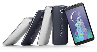 black and white Motorola Nexus