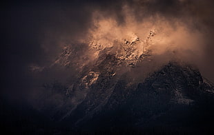 mountains covered with fog nature photography, nature, landscape, photography, mountains
