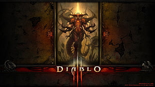 Diablo game application digital wallpaper, Blizzard Entertainment, Diablo III, demon