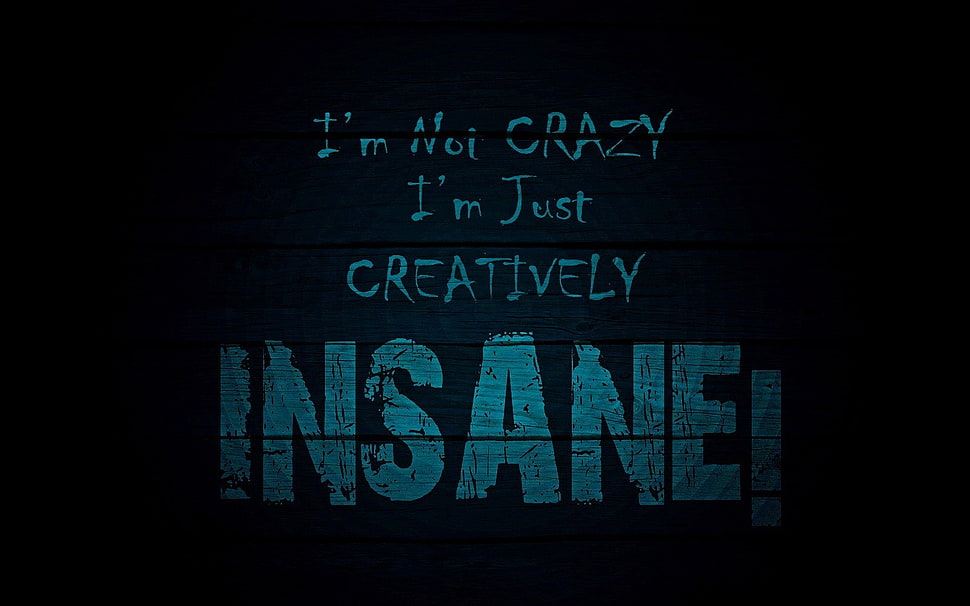 blue and black background with text overlay, quote, typography, dark, artwork HD wallpaper