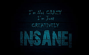 blue and black background with text overlay, quote, typography, dark, artwork
