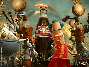 Coca-Cola advertisement, Coca-Cola HD wallpaper