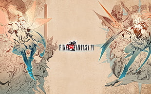 Final Fantasy VI illustration, video games, Final Fantasy, Final Fantasy VI HD wallpaper
