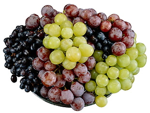 variety of grape fruits