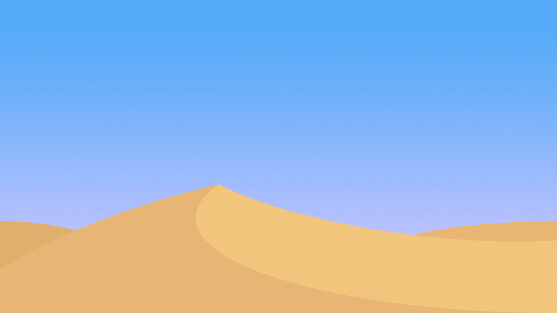 Online crop | sand dunes, dune, desert, clear sky, minimalism HD ...