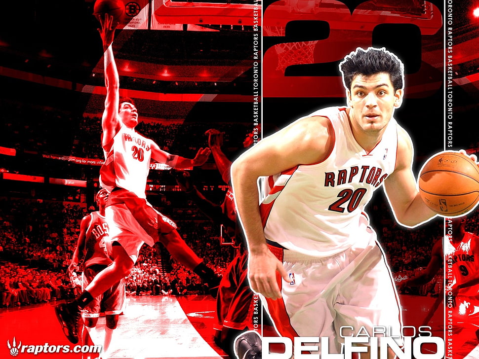 Raptors basketball 20 player digital wallpaper HD wallpaper
