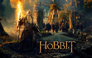 The Hobbit cover, The Lord of the Rings, The Hobbit: An Unexpected Journey, movies, Gandalf HD wallpaper