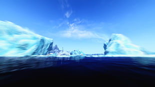 iceberg at daytime, The Elder Scrolls V: Skyrim HD wallpaper