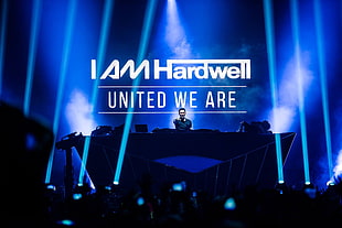 I Am Hardwell United We are text, Hardwell, DJ, music, Robbert van de Corput HD wallpaper