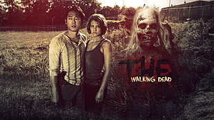 The Walking Dead movie poster, The Walking Dead, Lauren Cohan, Steven Yeun HD wallpaper