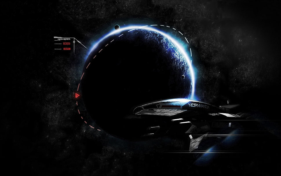 galaxy illustration HD wallpaper