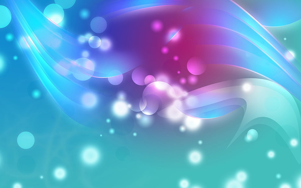 blue, green, and pink graphic wallpaper HD wallpaper