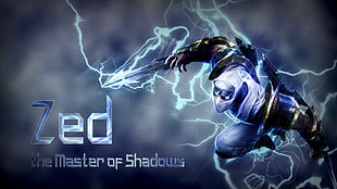 Zed The Master of Shadows wallpaper, Zed, video games, shadow, League of Legends