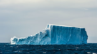 iceberg, nature, sea, ice berg HD wallpaper