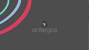 Antergos logo, Antergos, Linux, Arch Linux, GNU