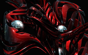 red D4D 3D artwork