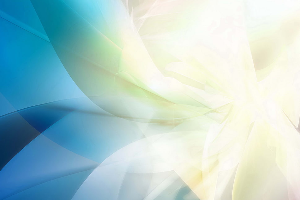 white and blue digital wallpaper HD wallpaper
