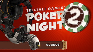 closeup photo of Telltale Games Poker Night game HD wallpaper