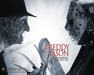 Freddy vs Jason poster, Freddy Krueger, Friday the 13th, Freddy vs. Jason HD wallpaper