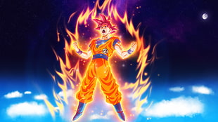 Son Goku illustration, Dragon Ball, Son Goku, Dragon Ball Super HD wallpaper