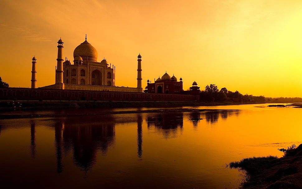 concrete mosque, palace HD wallpaper