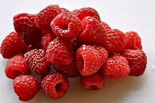 assorted red fruits