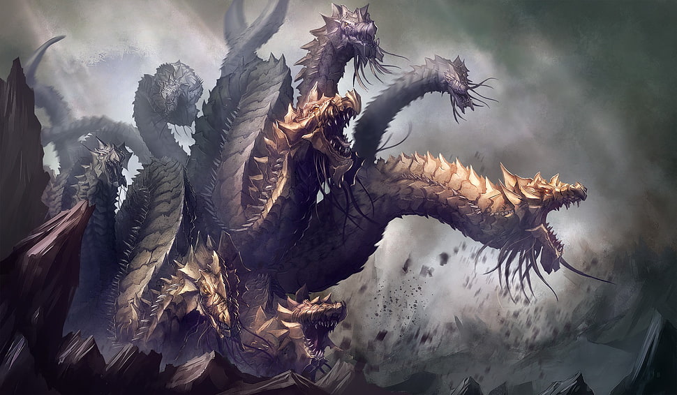 Hydra digital wallpaper HD wallpaper