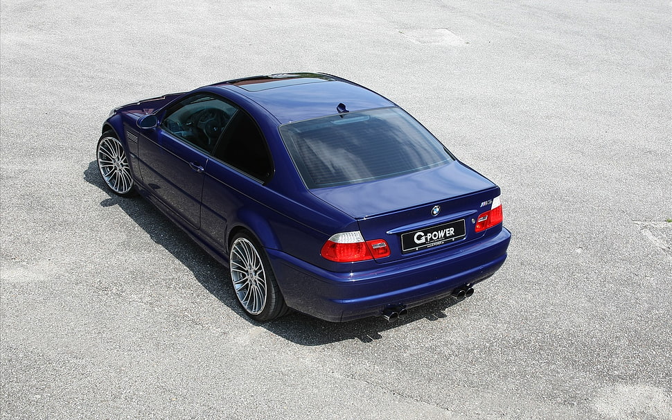blue BMW coupe, E-46, BMW M3 , car, blue cars HD wallpaper