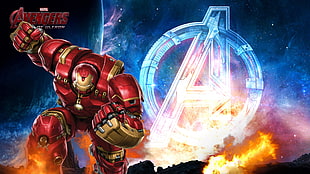 Marvel Avengers Age of Ultron Hulkbuster digital wall paper