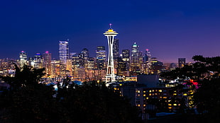 Space Needle, Seattle, city, Seattle, Space Needle