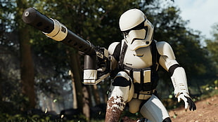 Star Wars Storm Trooper, Star Wars, video games, Star Wars Battlefront II HD wallpaper