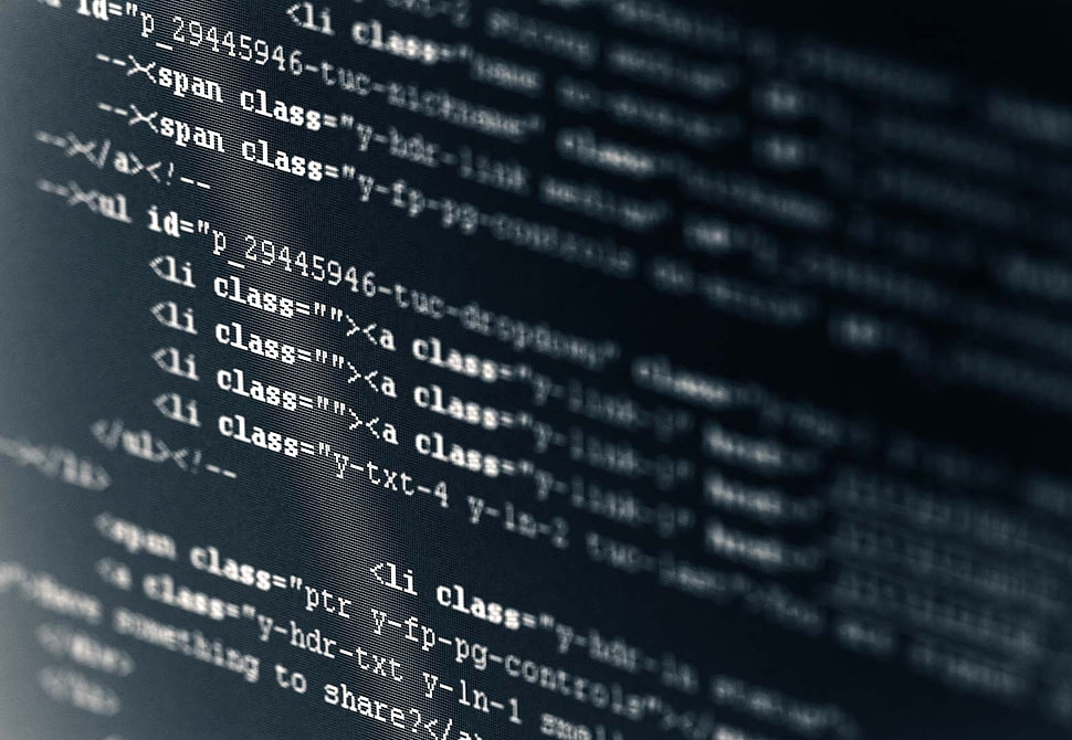 computer program code screengrab, syntax highlighting, code, HTML, computer HD wallpaper