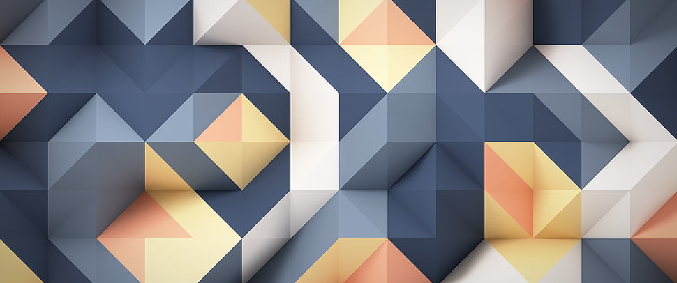 abstract, low poly HD wallpaper