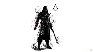 black game character digital wallpaper, video games, Assassin's Creed Rogue, Assassin's Creed: Rogue, Assassin's Creed HD wallpaper