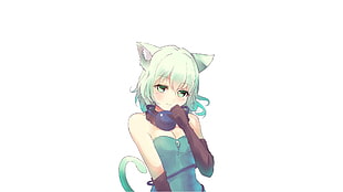 female anime character with ears and dress