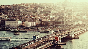 brown and white bridge, cityscape, Istanbul, Turkey