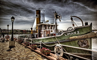 green Liman 2 canoe fishing vessel