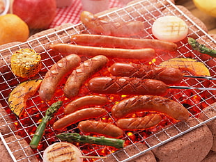 grilled hotdogs