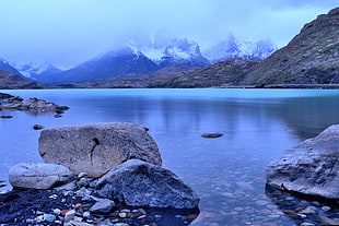 landscape photo of lake HD wallpaper