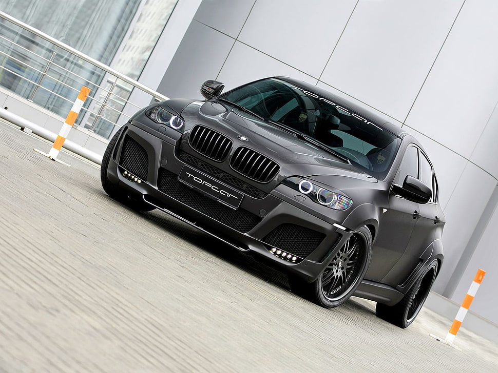 gray BMW vehicle, car, BMW, vehicle, black cars HD wallpaper