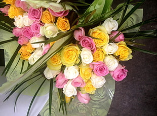 bouquet of rose HD wallpaper