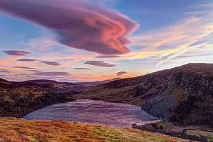 photography of purple mountain during daytime