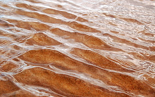 Water,  Waves,  Sand,  Bottom HD wallpaper