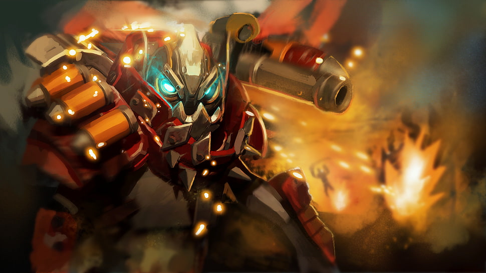 DOTA 2 Clockwerk digital wallpaper, Dota 2, Loading screen HD wallpaper